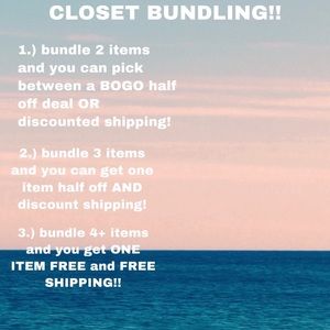 CLOSET BUNDLING RULES